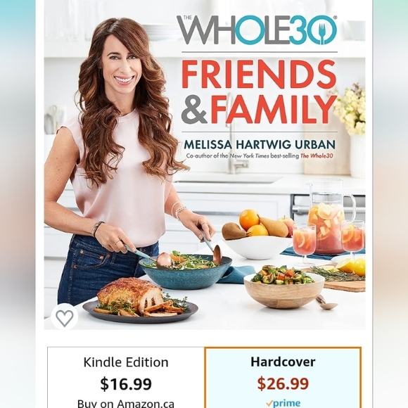 New Hardcover Whole30 Cookbook - Picture 2 of 2
